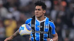 Arezo durante partida entre Corinthians e Grêmio, pelo Campeonato Brasileiro, na Neo Química Arena.