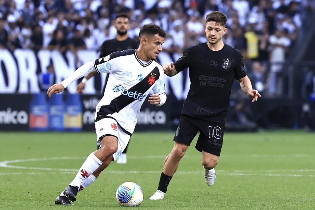 Coutinho na derrota para o Corinthians. Foto: Marcello Zambrana/AGIF