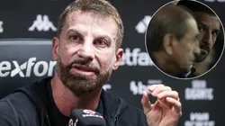 Pedrinho tratou de rebater Ramón e até envolveu filho Emiliano Díaz em treta com Vasco - Fotos: Jorge Rodrigues/AGIF e Dikran Sahagian/Vasco