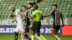 Momento da partida entre Atlético-MG e Botafogo