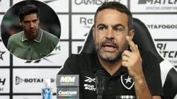 Artur Jorge deu coletiva polêmica no Botafogo às vésperas de 'final' contra Palmeiras e jogou responsabilidade para o outro lado - Fotos: Vitor Silva/BFR e Cesar Greco/Ag. Palmeiras