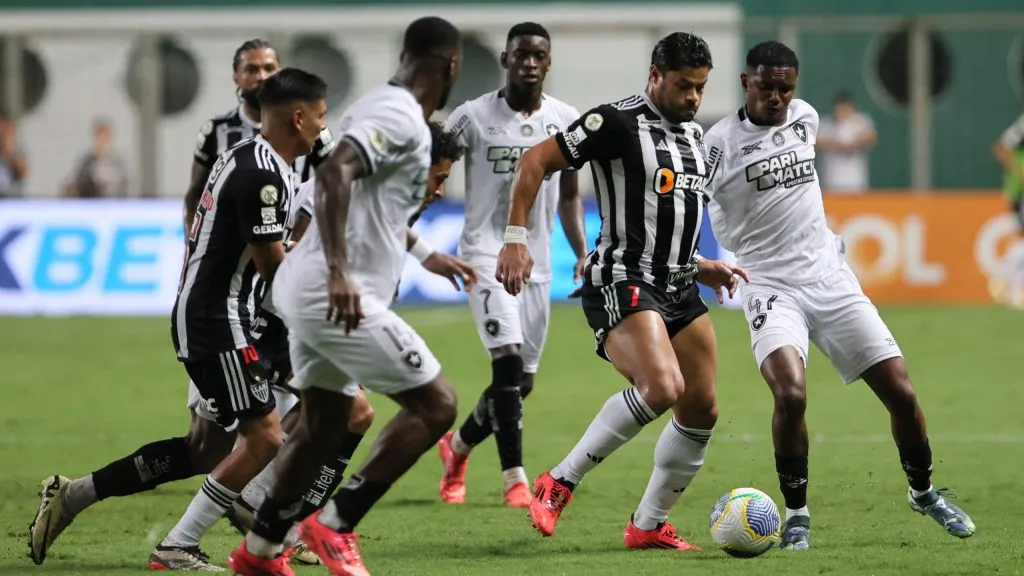 Hulk jogador do Atlético-MG durante partida contra o Botafogo no pelo Campeonato Brasileiro A 2024. Foto: Gilson Lobo/AGIF
