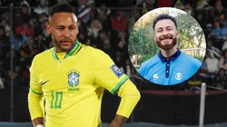 Neymar rebate comentários de Fred Bruno. Foto: IMAGO e Reprodução Instagram