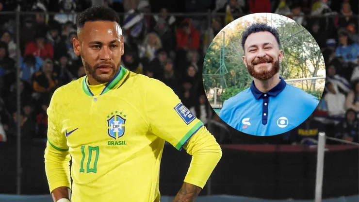 Neymar rebate comentários de Fred Bruno. Foto: IMAGO e Reprodução Instagram