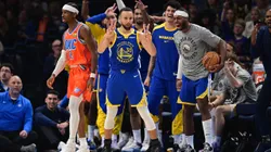 Warriors e Thunder duelam mais uma vez pela temporada da NBA (Foto: Joshua Gateley/Getty Images)