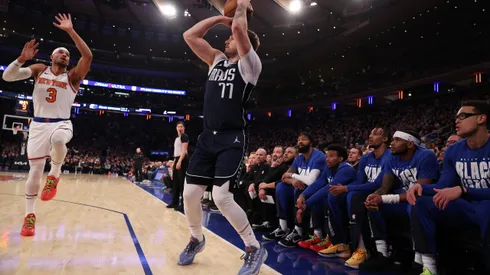 New York e Dallas fazem duelo de promessas na NBA (Foto: Al Bello/Getty Images)