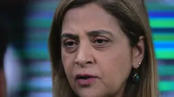 SP - SAO PAULO - 07/08/2024 - COPA DO BRASIL 2024, PALMEIRAS X FLAMENGO - leila pereira presidente do Palmeiras durante partida contra o Flamengo no estadio Arena Allianz Parque pelo campeonato Copa Do Brasil 2024.