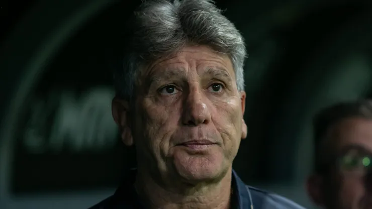 Renato Gaúcho durante partida entre Atlético-MG X Grêmio, pelo Campeonato Brasileiro.