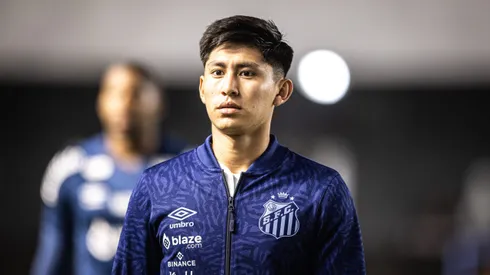 Miguelito jogador do Santos. Foto: Abner Dourado/AGIF