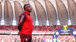 Roger Machado em partida do Internacional com o Bragantino