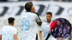 Vegetti foi retirado pela arbitragem de banco do Vasco em jogo contra Corinthians - Fotos: Getty Images e Reprodução/TV Globo