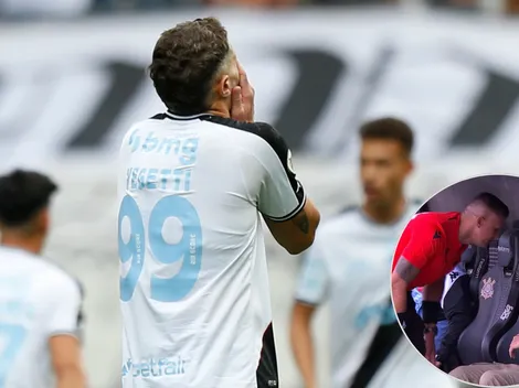 Vegetti é retirado do banco do Vasco por com roupa de passeio