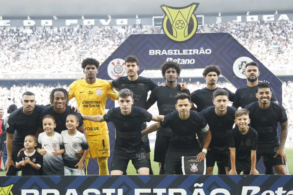 Titulares do Corinthians diante do Vasco. Photo by Miguel Schincariol/Getty Images