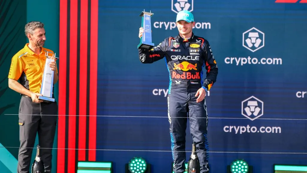 Stella e Verstappen no GP de Miami