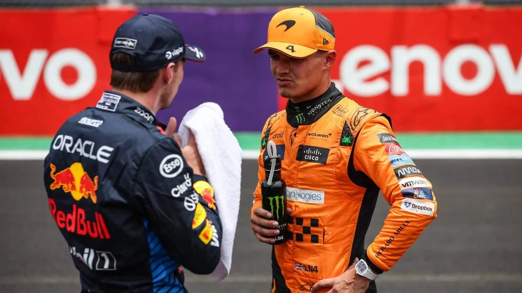 Norris e Verstappen no GP de São Paulo