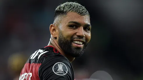 Gabigol durante partida entre Flamengo e Barcelona-EQU, pela Libertadores de 2020. Foto: Thiago Ribeiro/AGIF