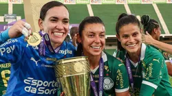 Palestrinas, comemora vitória e título no Campeonato Paulista Feminino em partida final contra o Corinthians na última quarta-feira (20)