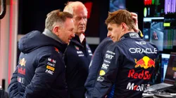 Horner, Marko e Verstappen em Las Vegas