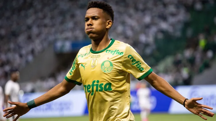 Estêvão deve ser titular em Atlético-GO x Palmeiras. Foto: Rodilei Morais/Fotoarena