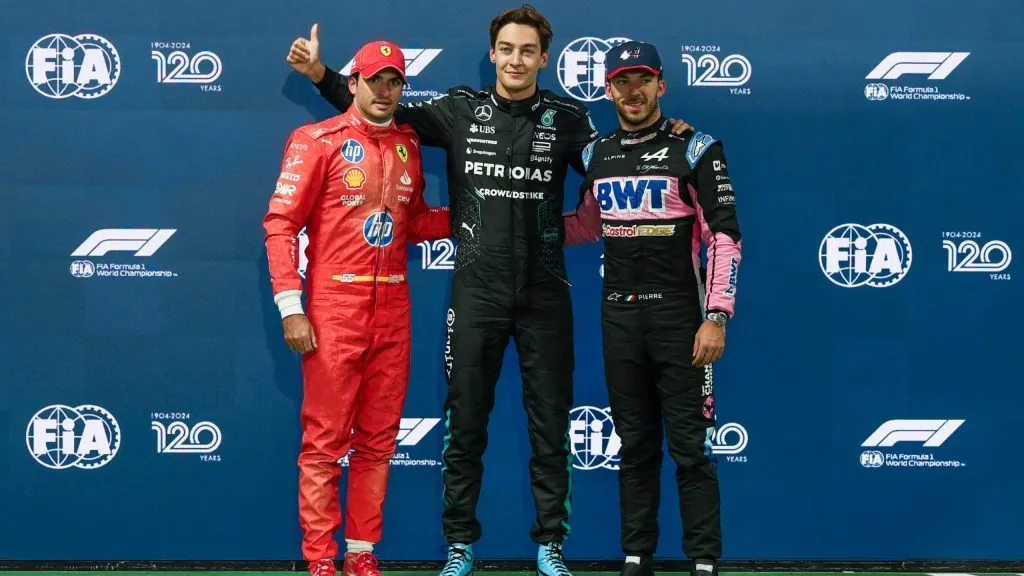 Russell, Sainz e Gasly foram o pódio da classificatória