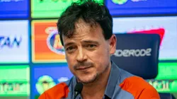Diniz durante sua apresentação no CT Toca II, em setembro.