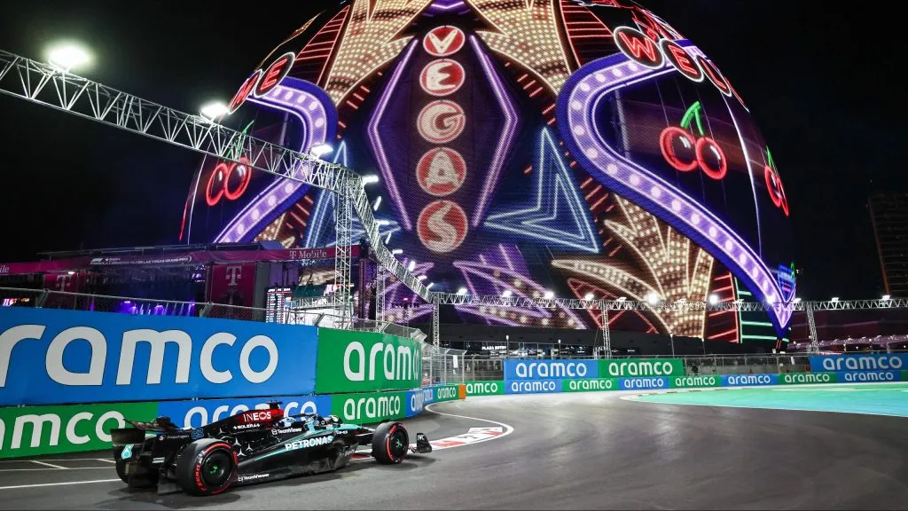 George Russell no W15 em Las Vegas