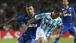 Racing x Cruzeiro na Libertadores em 2018. Foto: Agustin Marcarian/Getty Images