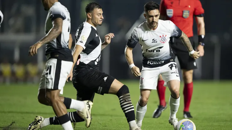 Corinthians x Vasco pelo Brasileirão. Foto: Jorge Rodrigues/AGIF