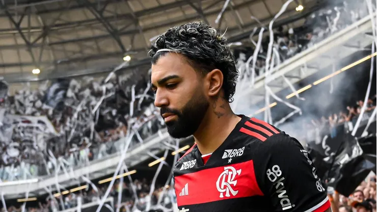 Gabriel durante final da Copa Betano do Brasil diante do Galo.