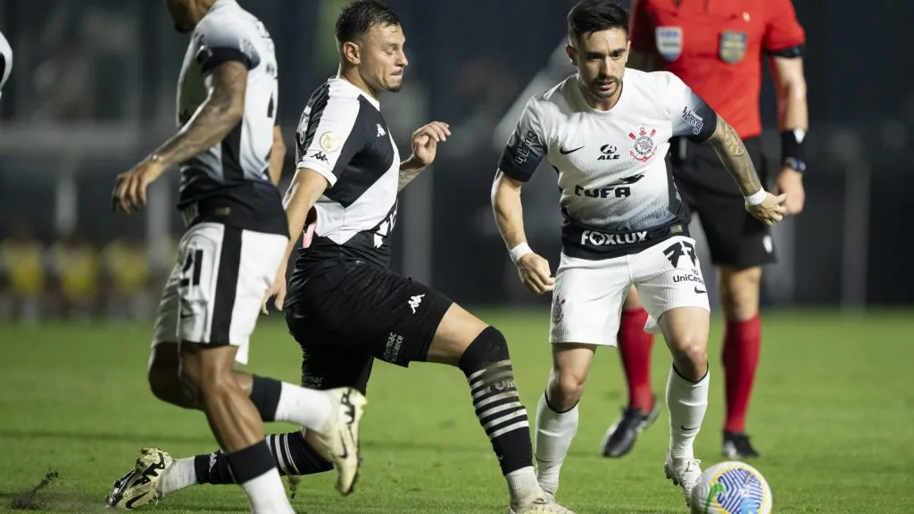 Igor Coronado e Hugo Moura. Foto: Jorge Rodrigues/AGIF