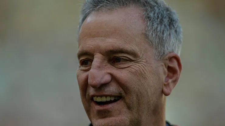 Rodolfo Landim, presidente do Flamengo, fala sobre novo estádio do CRF