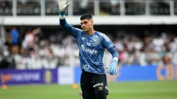 Gabriel Brazão em partida na Vila Belmiro. Foto: Reinaldo Campos/AGIF