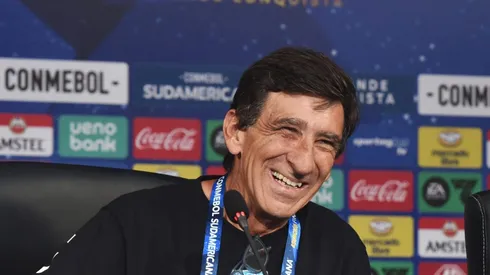 Gustavo Costas, técnico do Racing, em coletiva pré-final da Copa Sul-Americana
