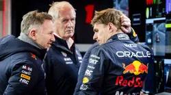 Horner, Marko e Verstappen no GP de Las Vegas