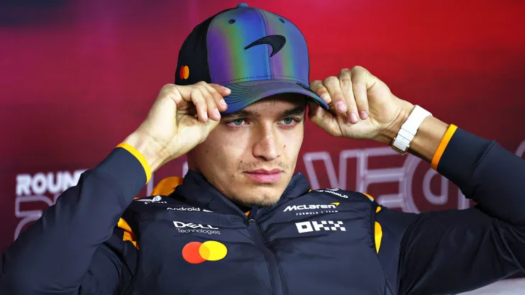 Norris em coletiva no GP de Las Vegas