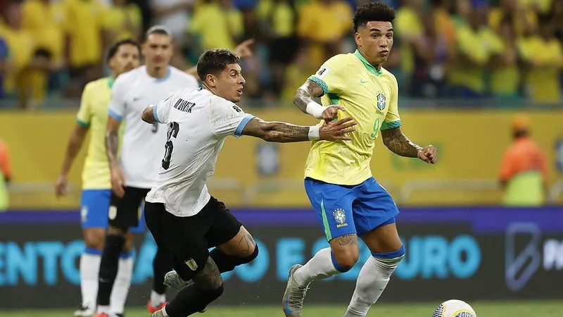 Brasil x Uruguai em 2024. Foto: Rafael Ribeiro/CBF
