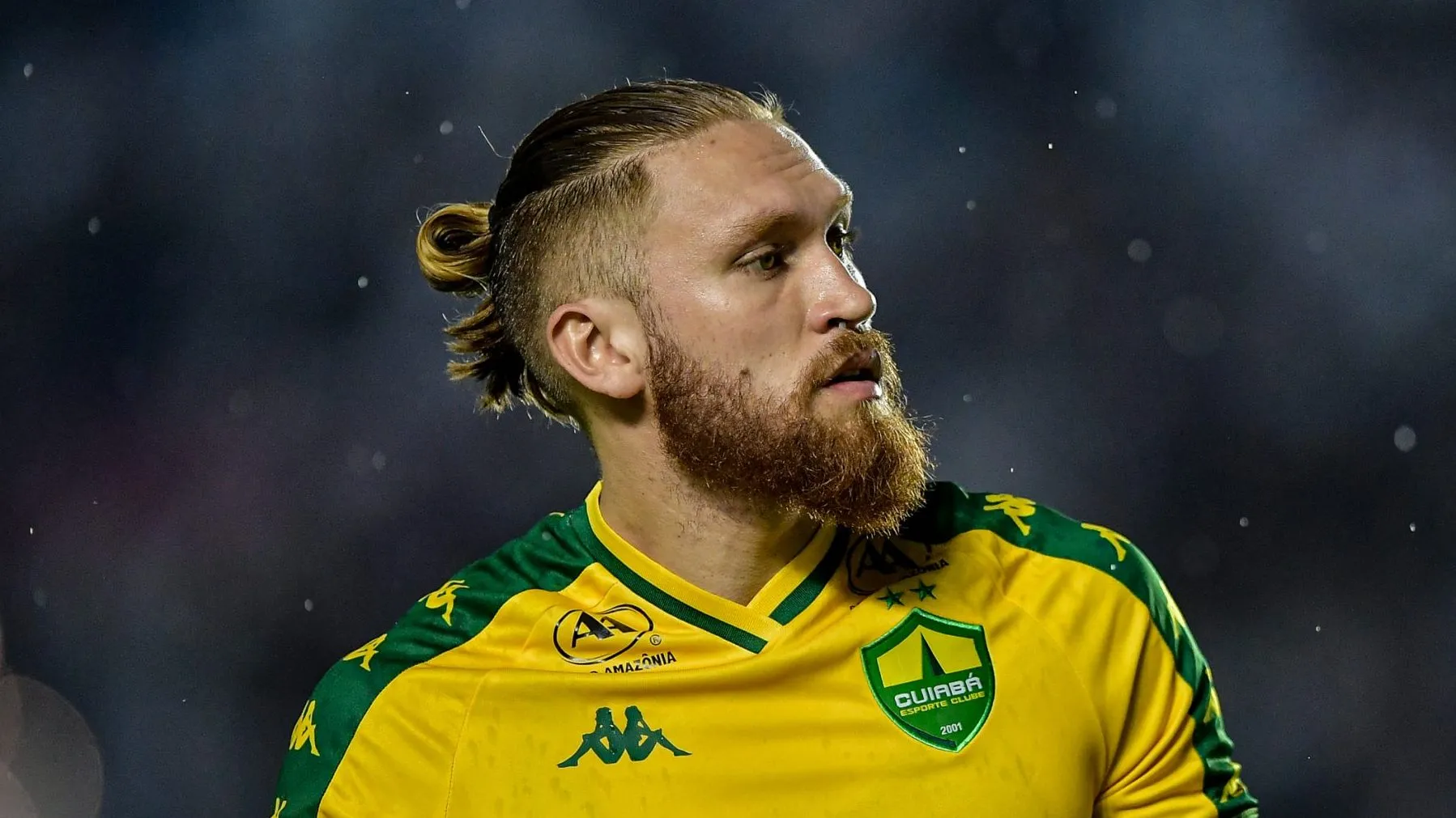 RPitta jogador do Cuiaba durante partida contra o Vasco no estadio Sao Januario pelo campeonato Brasileiro A 2024. Foto: Thiago Ribeiro/AGIF