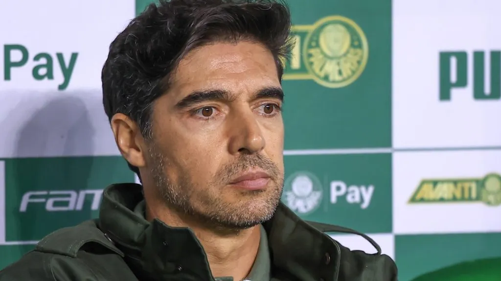 Abel Ferreira em jogo do Palmeiras