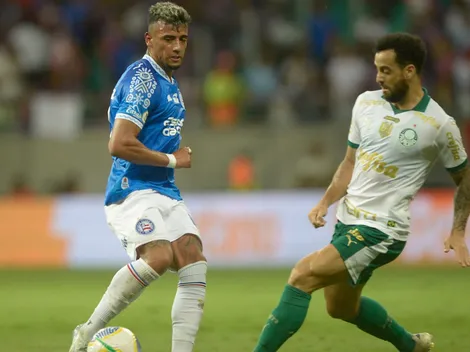 Palmeiras vence Bahia no fim e encosta no líder Botafogo