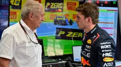 Max Verstappen e Helmut Marko no México