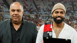 - Gabigol ao lado de Marcos Braz Foto: IMAGO / TheNews2
