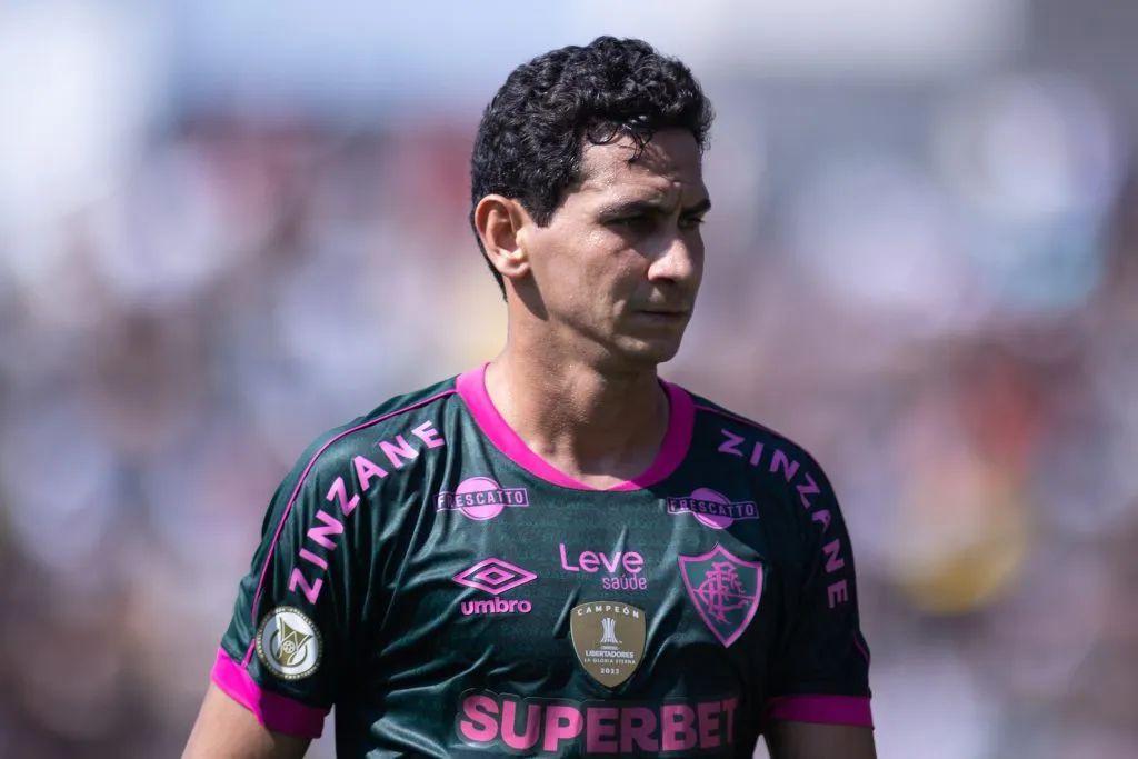 Ganso jogador do Fluminense durante partida contra o Bragantino no estadio Nabi Abi Chedid pelo campeonato Brasileiro A 2024.