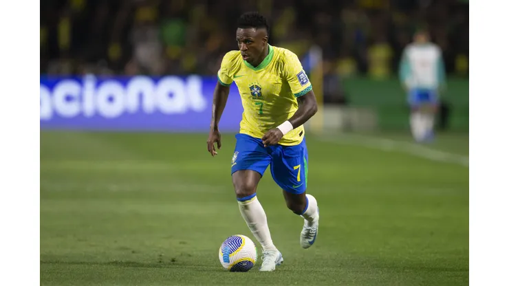 PR - CURITIBA - 06/09/2024 - ELIMINATORIAS COPA DO MUNDO 2026, BRASIL X EQUADOR - Vini Jr, em lance, couto pereira, hoje Foto: Hedeson Alves/AGIF