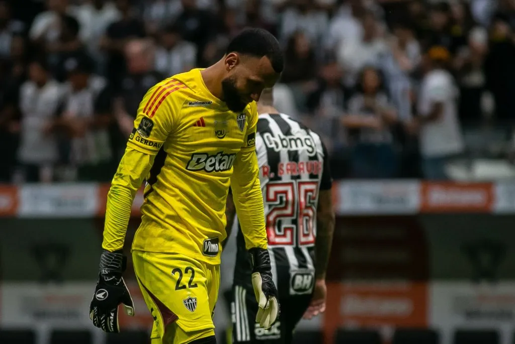Everson durante partida pelo Galo. Foto: Fernando Moreno/AGIF