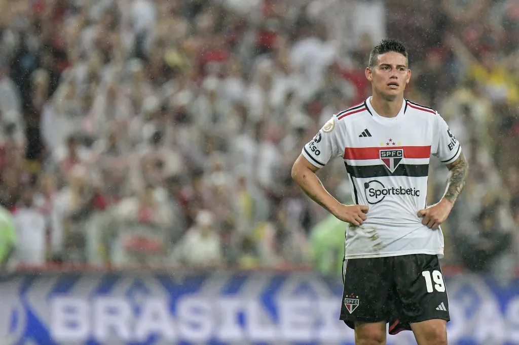 Foto: Thiago Ribeiro/AGIF – James não rendeu o esperado com a camisa do São Paulo