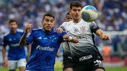 William jogador do Cruzeiro durante partida contra o Corinthians no Mineirão pelo Campeonato Brasileiro A 2024. Foto: Fernando Moreno/AGIF
