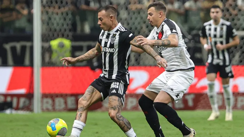 Vargas em ação pelo Atlético-MG, o atacante pouco atuou em 2024 – Foto: Gilson Lobo/AGIF