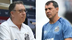 Marcelo Teixeira e Fábio Carille vão se reunir para decidir futuro - Fotos: Reinaldo Campos/AGIF