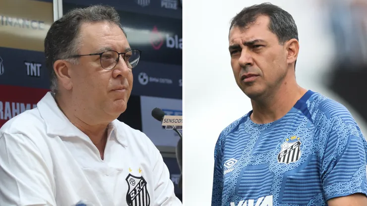 Marcelo Teixeira e Fábio Carille vão se reunir para decidir futuro - Fotos: Reinaldo Campos/AGIF