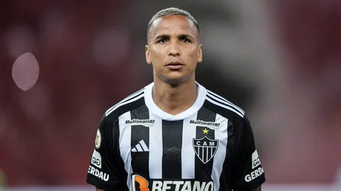 Deyverson jogador do Atletico-MG durante partida contra o Flamengo. Foto: Thiago Ribeiro/AGIF